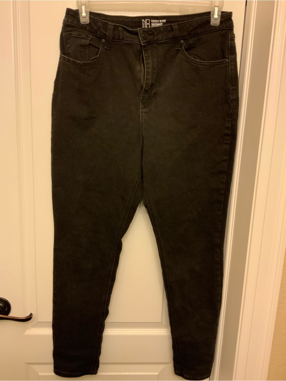 NOBO Black Skinny Jeans Sz 15 Junior